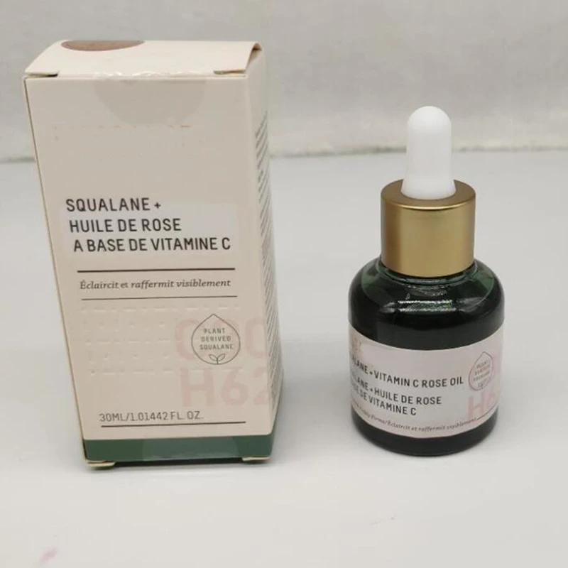 

High quality Face Skin Care Squalane Vitamin C Rose Oil 30ml VC Skincare Dropshipping