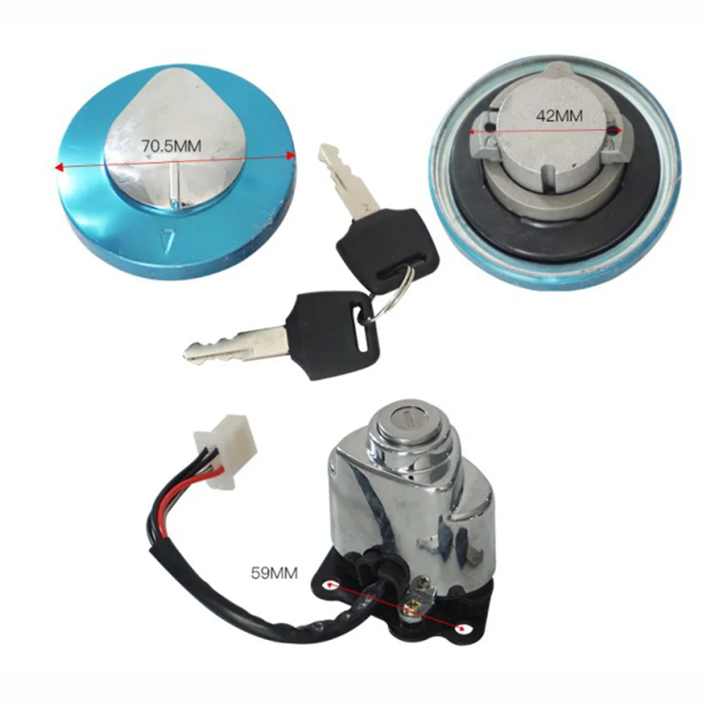 

Ignition Switch Motorcycle-Switches Gas Cap Lock Accessories Replacement