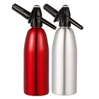 Сифон UPORS 1 л для газирования, Профессиональный аппарат для приготовления газированной воды из алюминиевого сплава с регулятором давления для коктейлей, сок, бар