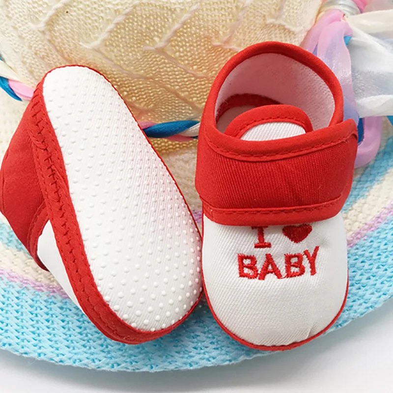 2019 новая детская обувь для первых шагов простая милая с вышивкой буквенным