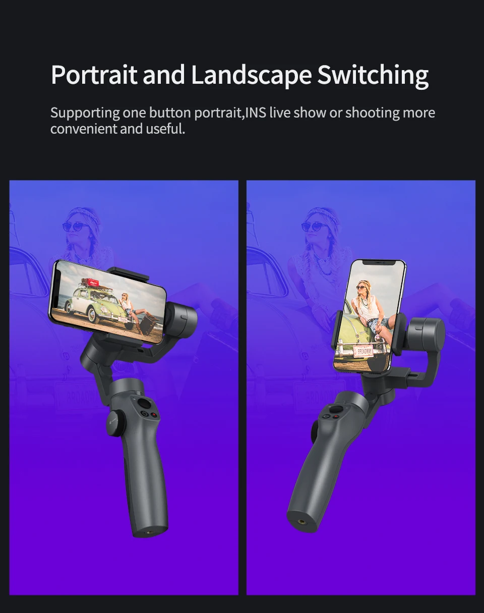 Funsnap Capture2 3 оси ручной карданный стабилизатор для смартфона samsung Iphone X XR 8 7 Gopro камера экшн eken 1 карданный комплект