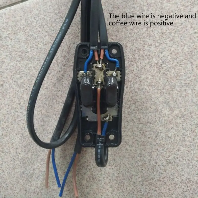 Lamp Double Control Switch CE Floor Light Table Push Button Switches Two-way | Бытовая техника