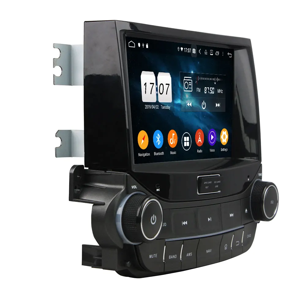 DVD-плеер Автомобильный 8 дюймов 2 Din 6 ядер PX6 Android 9 0 для Chevrolet Malibu 2015 аудио радио