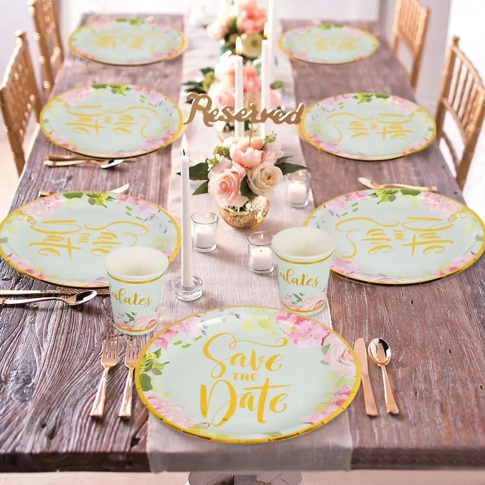 Одноразовая посуда искусственная чтобы быть салфетками только что женатые