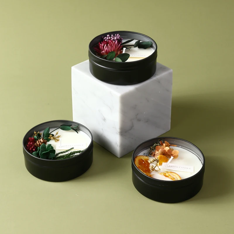

Flower Flameless Christmas Candles Aromatic Cup Soy Wax Luxury Candle Rituals Design Modern Velas Perfumadas New Year 2022
