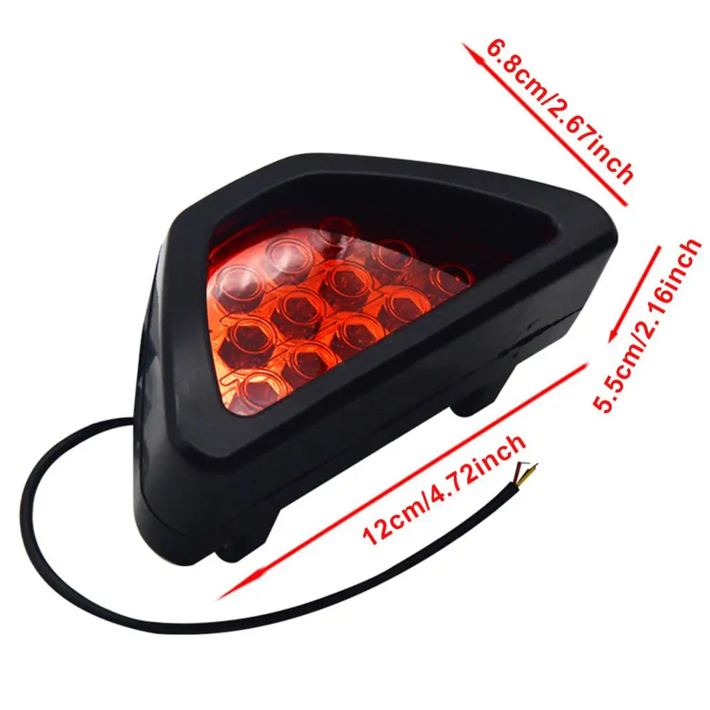 Задний предупреждающий фонарь для автомобилей и мотоциклов светодиодный задний