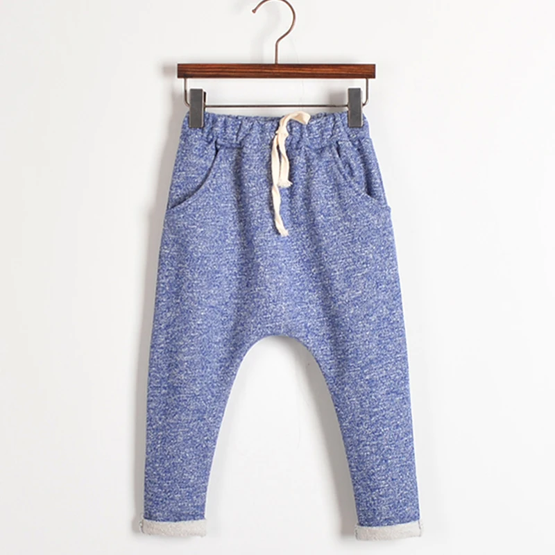 Осень 2021 брюки шаровары для девочек и мальчиков маленьких Детские повседневные