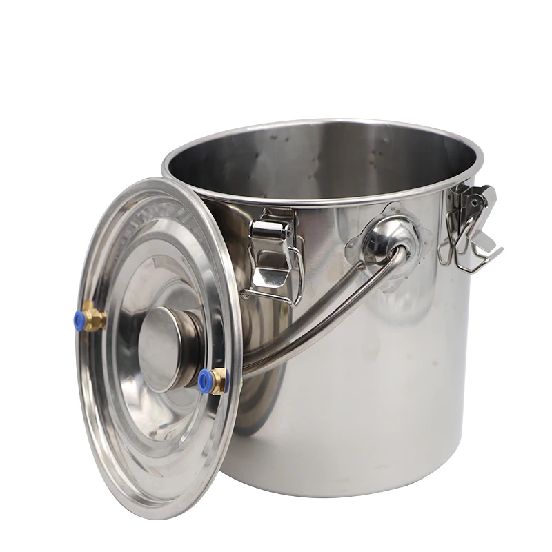 5л Корова Коза Электрический доильный аппарат из нержавеющей стали ведро молока