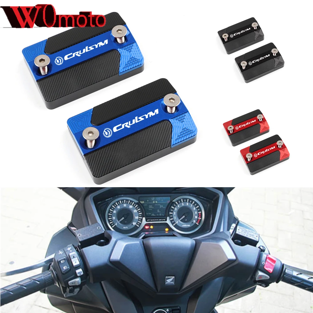 

For SYM CRUISYM 300 2017-2018 CRUISYM300 GTS300 GTS 300i Hot Sale Moto CNC Aluminum Front Brake Fluid Reservoir Tank Cover Cap