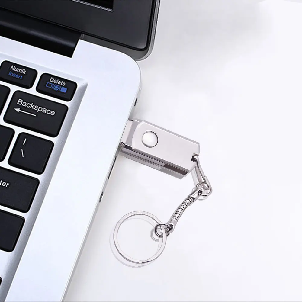 Portable Metal usb flash drive Pendrive 64GB 32GB 16GB 4GB USB Super mini memory stick 128GB 8GB Pen Driver | Компьютеры и офис