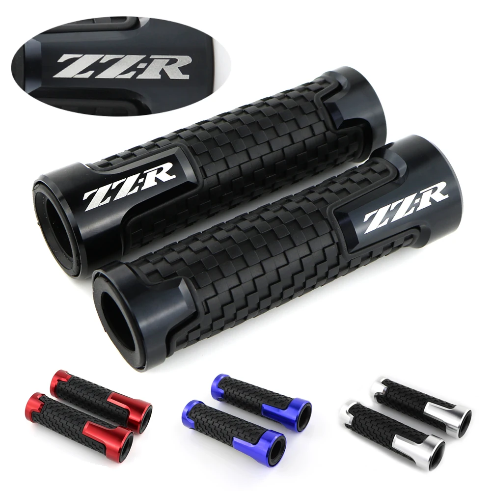 

For Kawasaki ZZR400 ZZR600 ZZR1400 ZZR1200 Motorcycle CNC Aluminum and Rubber Handle Bar Grip Handle Bar ZZR 400