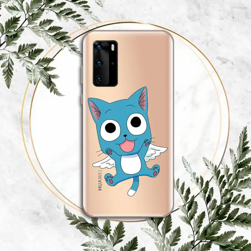 

FAIRY TAIL anime Phone Case Transparent for huawei honor P 40 30 20 lite Pro 10 i 8 9 x p smart 2019