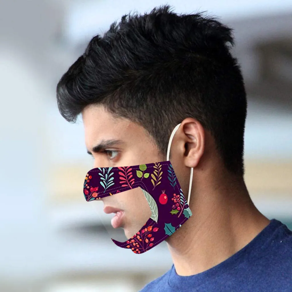 Улыбка коммуникатор лица Mascarilla с прозрачным виниловым видимым выражением губ