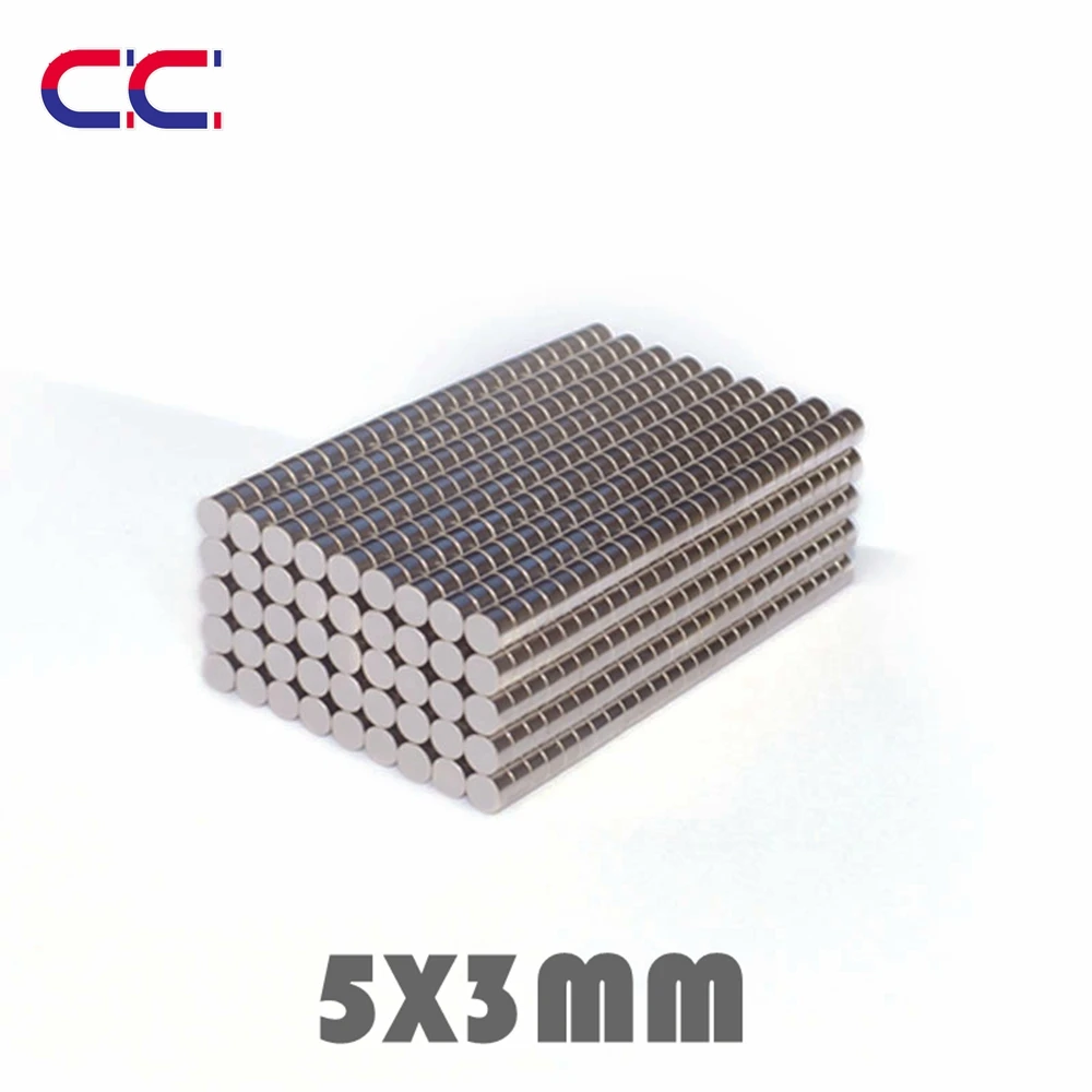 100/200 шт. 5x3 мм Неодимовый Магнит Сильные круглые магниты N35 диск 5*3 поисковый