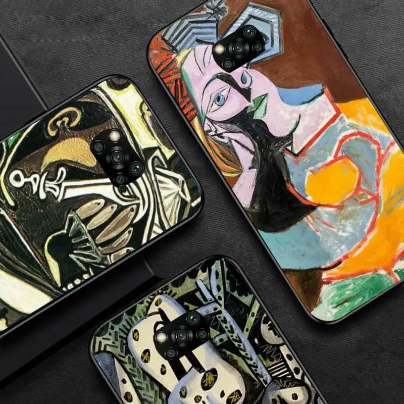

Pablo Picasso Phone Case For Xiaomi redmi note mi 7 8 9 10 a s t pro max 4G 5g mobile bags