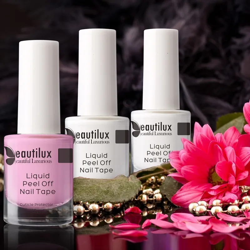 Beautilux антифризовая жидкая маска для ногтей защитная лента для кутикулы защита для ногтей латексный барьер 10 мл