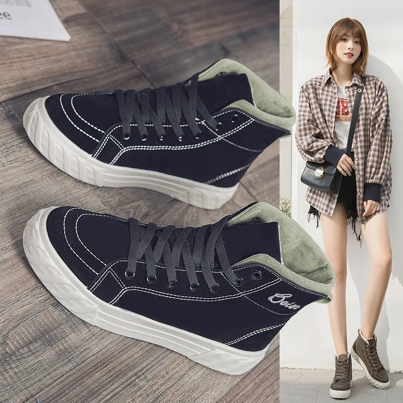 Women Winter Shoes 2019 New Arrival Boot Fashion Casual Fur Warm Plus Velvet Comfortable High Quality | Обувь