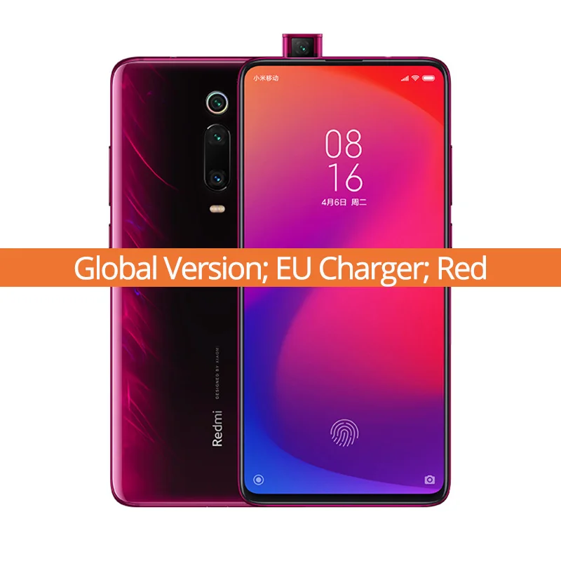 Xiaomi Redmi K20 Mi 9T 6GB 64GB Global Version Snapdragon 730 48MP Camera 4000mAh 6.39" In-Screen Fingerprient Smartphone - Цвет: 6GB 64GB Red