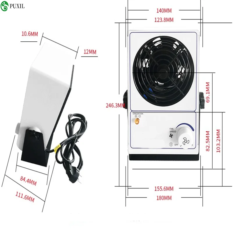 Профессиональные Антистатические ионизаторы с ионизацией вентиляторной базы