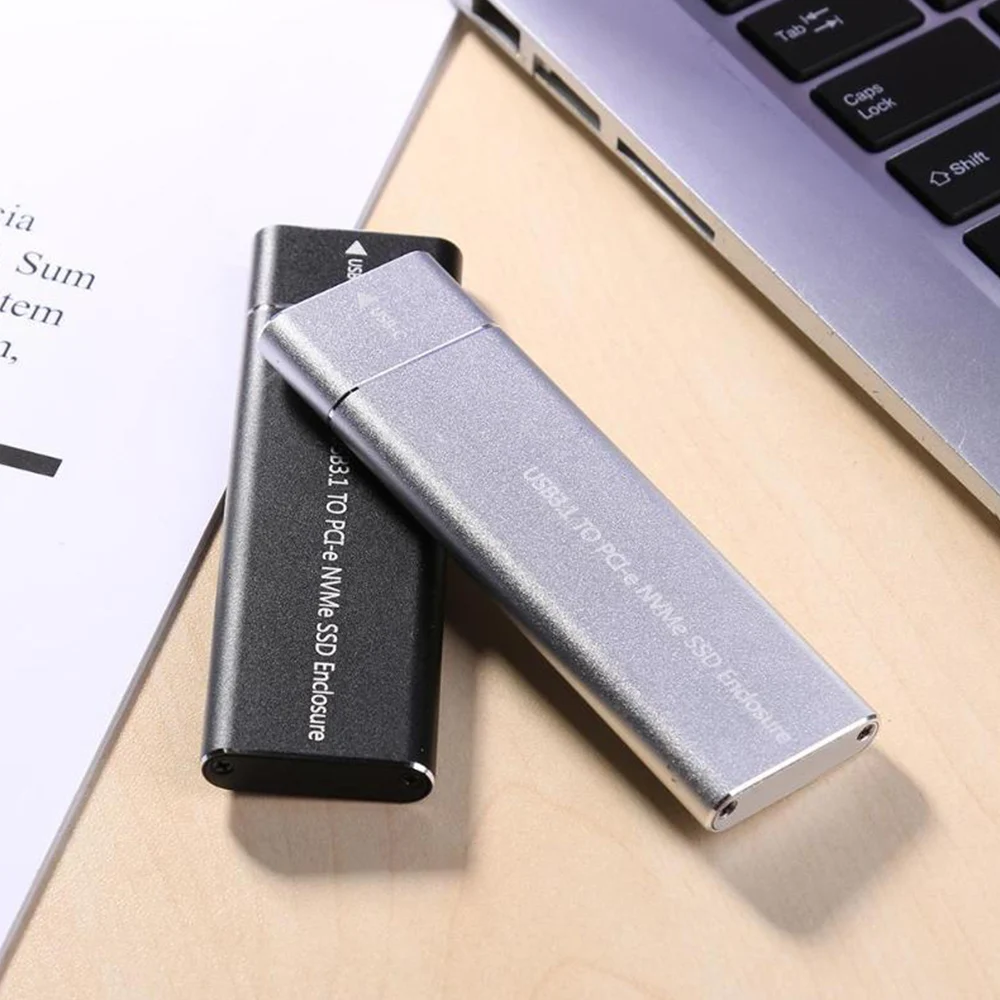 Корпус SSD с USB 3 1 на M.2 NVME PCIe 10 Гбит/с PCI Протокол к адаптеру Type C чехол корпус для Windows