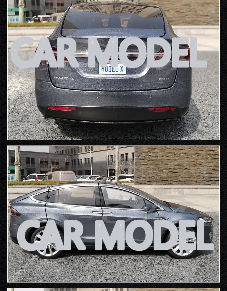1:18 Масштаб сплава игрушечные транспортные средства TESLA модель X модель автомобиля SUV детских игрушечных автомобилей оригинальные авторизованные детские игрушки