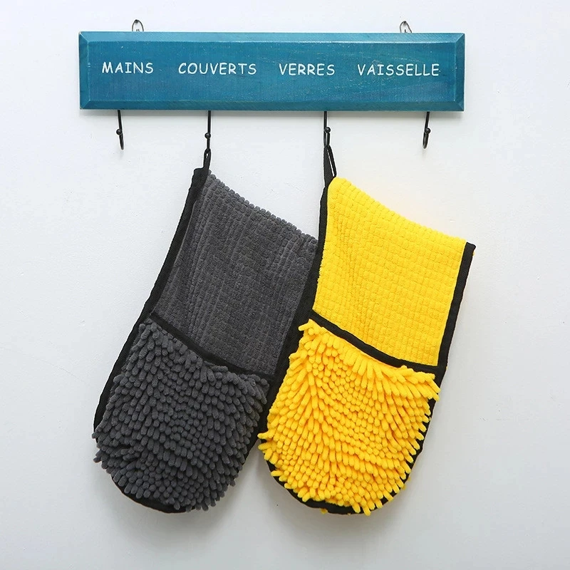 

Drying Towel Blanket with Pocket Dog Bath Towel Ultra-Absorbent Cats Dogs Dog Bathrobe for Small Medium Cat Dog Pet Accessories