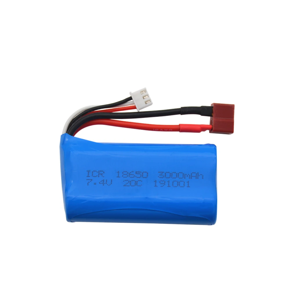 7 4 V 3000mAh 2S литий полимерная батарея для Wltoys 144001 A959 B A969 A979 12428 12423 Q39 Аккумулятор