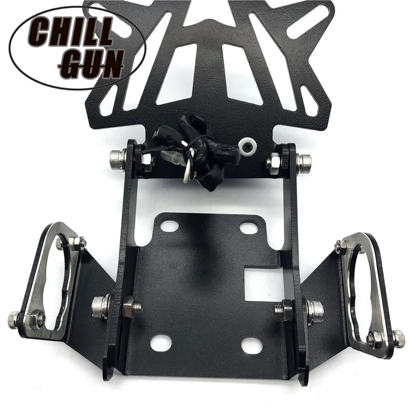 Мотоцикл LED свет ХВОСТ Tidy Fender номерной знак держатель Eliminator регистрации подходит