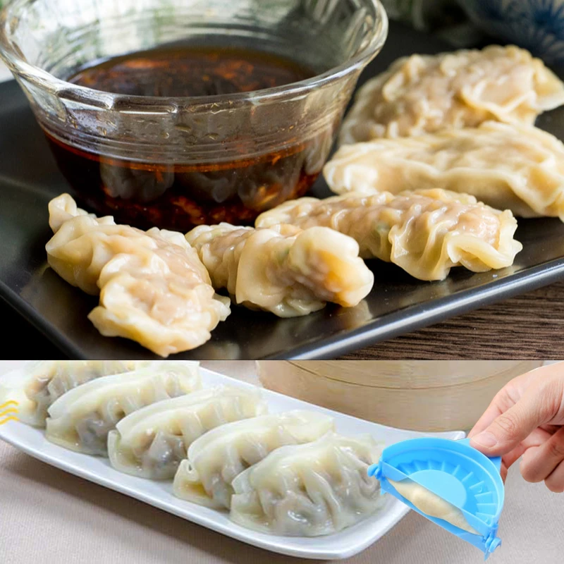 

2021Kitchen Portable Dumpling Maker Device New Kitchen Tools Dumpling Jiaozi Maker Device Easy Dumpling Mold Kitchen Appliances