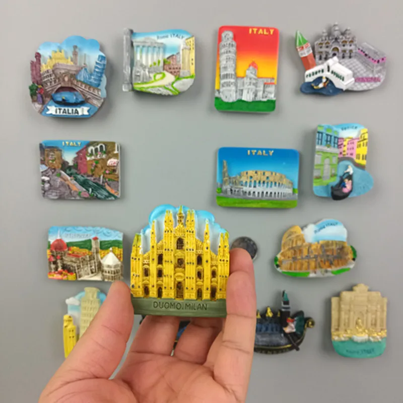 World Fridge Magnet Fridge Magnets Italy Rome Resin Fridge Magnet Sticker World Travel Souvenir Magnetic