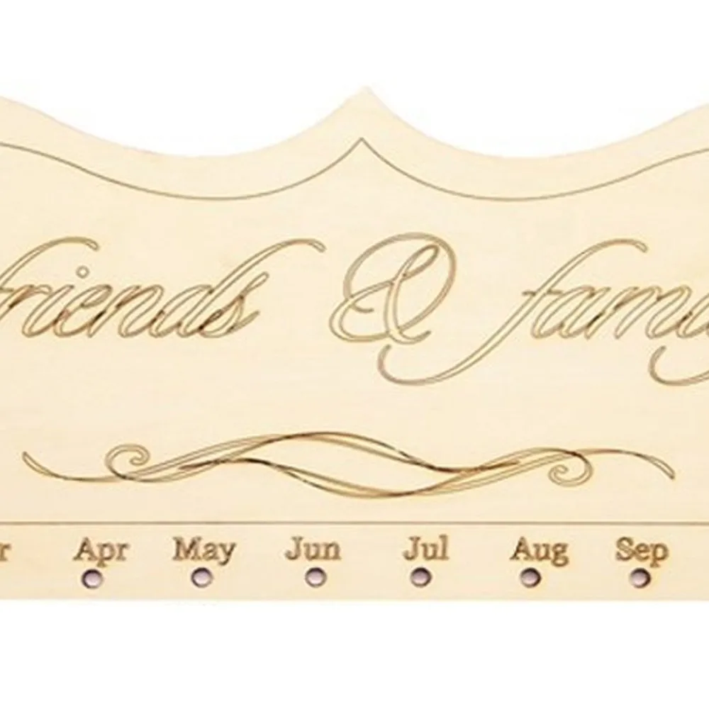 Advent календари деревянная доска напоминаний на день рождения семья и друзья