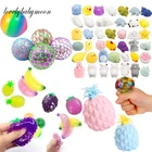 1 шт. мягкая игрушка для снятия стресса цветной мяч для снятия стресса игрушка фрукты желе воды Смешные вещи для взрослых детей