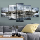 Плакат с изображением игры World of Tanks, HD, для офиса и дома, 5 шт., декоративная живопись постер