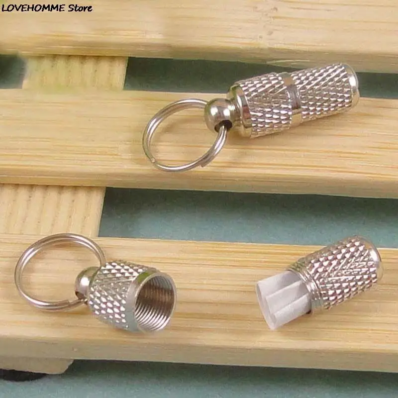 Dog Cat Storage Tube Anti Lost Silver Address Label Pet Kitten Puppy Id Tags Mini Metal Collar Necklace Pendants 1pc | Дом и сад