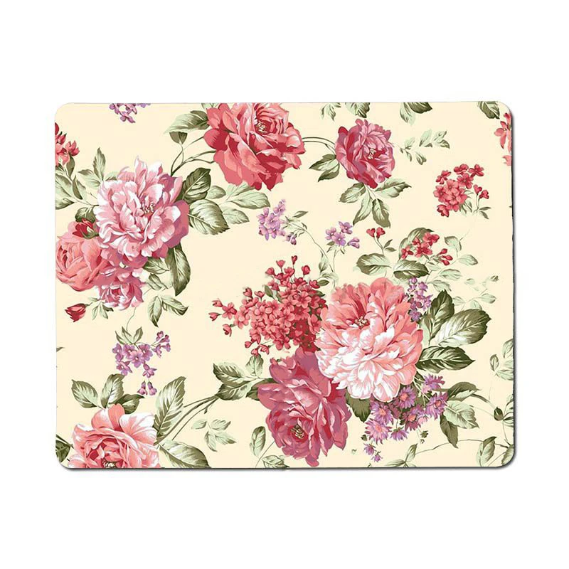 

Коврик для мыши для жены, девушки, друга, подарок, красочный цветок, розы, пион, уникальный настольный коврик, игра 2020, хит, профессиональный г...