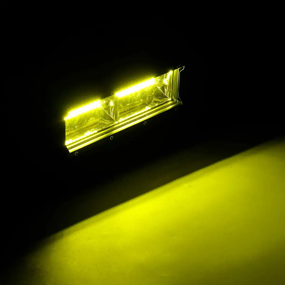 

144W 48 LED LED Work Light Bar Spot Driving Lamp Flood Beam White/ Amber Offroad Boat for Car SUV Truck ATV UTV