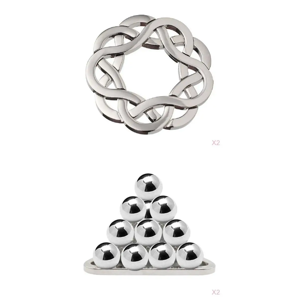 

3-5pcs Intelligence Puzzle Lock Games Level Toy Thinking Brain Teaser Game Kids Adults