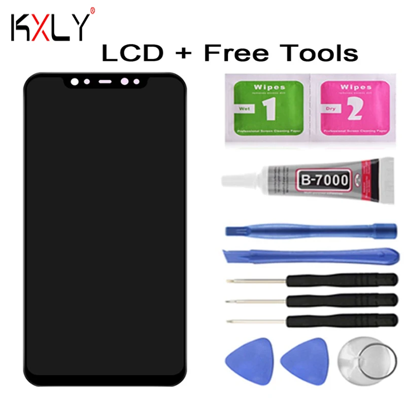 Full Set LCD Touch Screen For XIAOMI Redmi Note 6 Pro tool kit+Tempered Glass | Мобильные телефоны и аксессуары