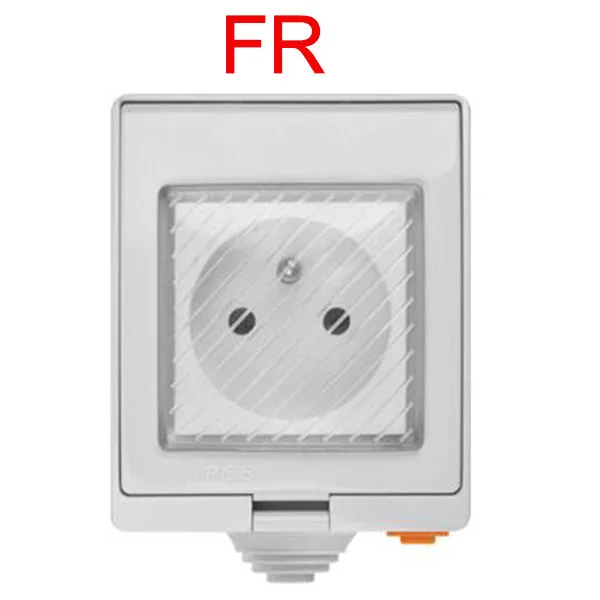 Sonoff S55 Wifi умная уличная Водонепроницаемая Беспроводная розетка умный дом дистанционное управление таймер розетка работает с Alexa Google Home - Комплект: Sonoff S55 FR
