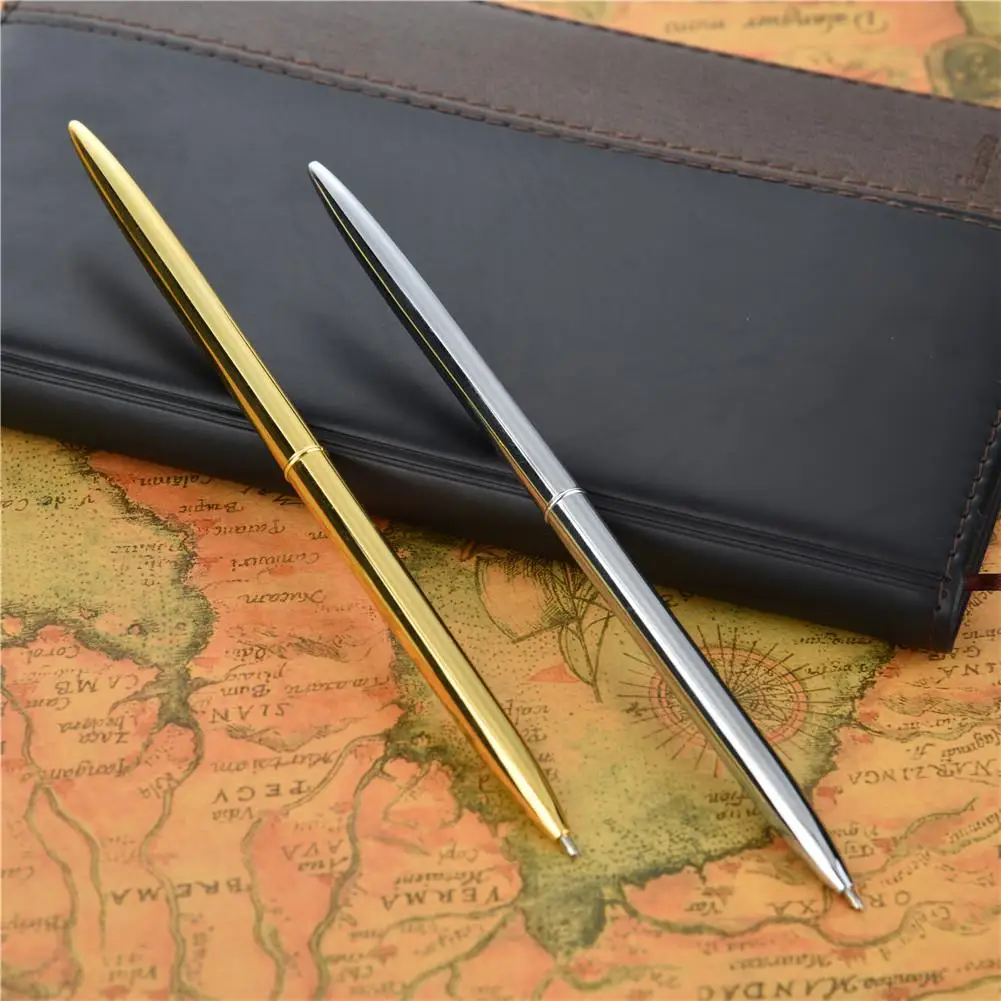 

Metal Ballpoint Pen With Solid Color Commerce Roller Pen Black Refill Ballpoint Pen