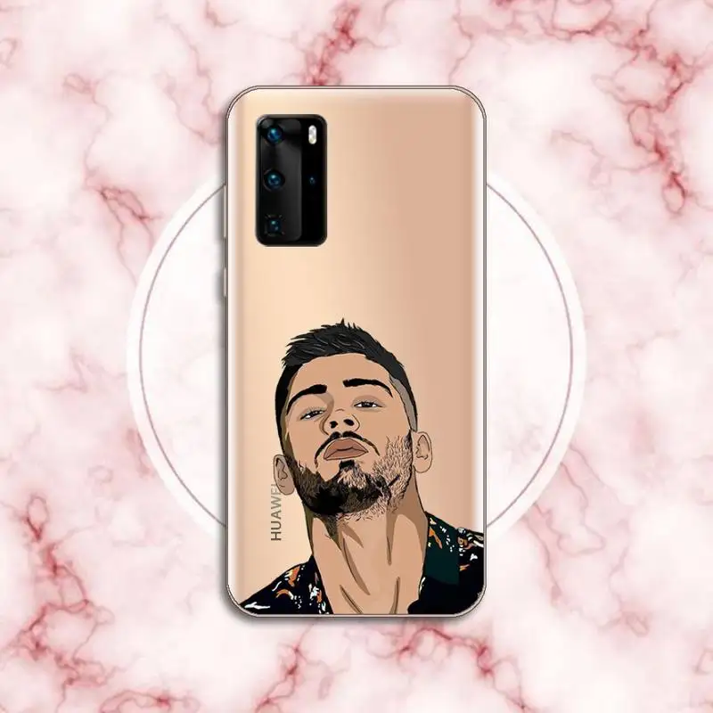 

Zayn malik cartoon famous actor singer Phone Case Transparent for Huawei P honor 8 10i 20 30 40 smart 2019