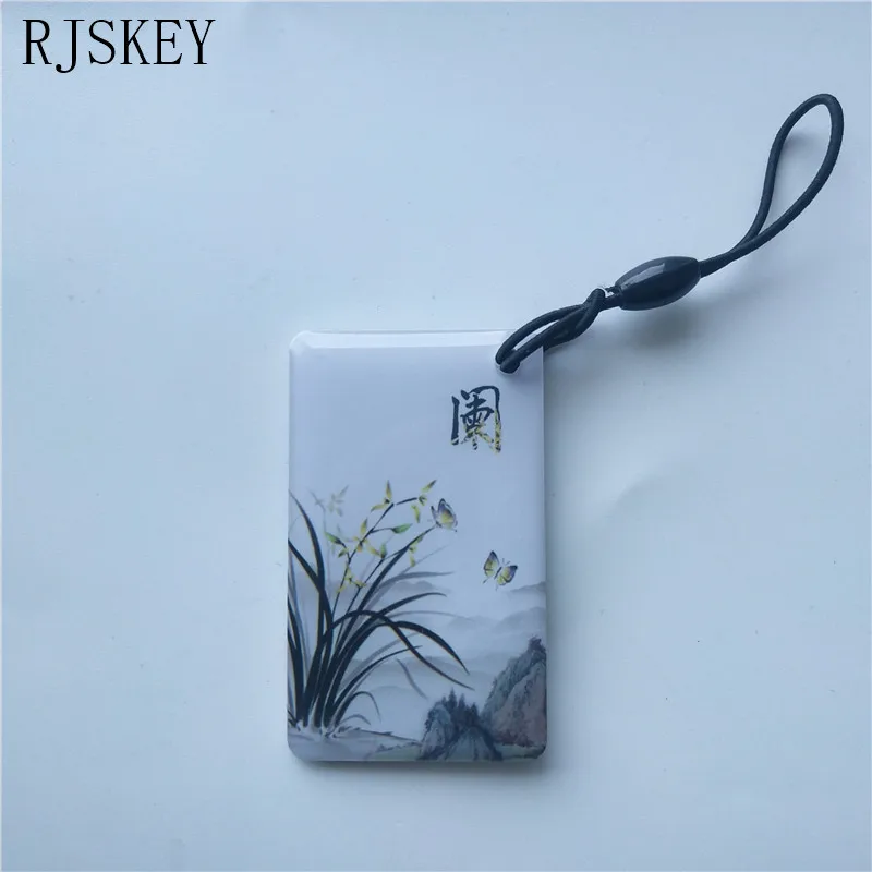 chrysanthemum 1 шт. 125 кГц RFID EM ID EM4100 чтение только брелоки метка связки ключей маркер управление доступом по карточкам бесконтактного считывания для входа в дверь - Цвет: chrysanthemum