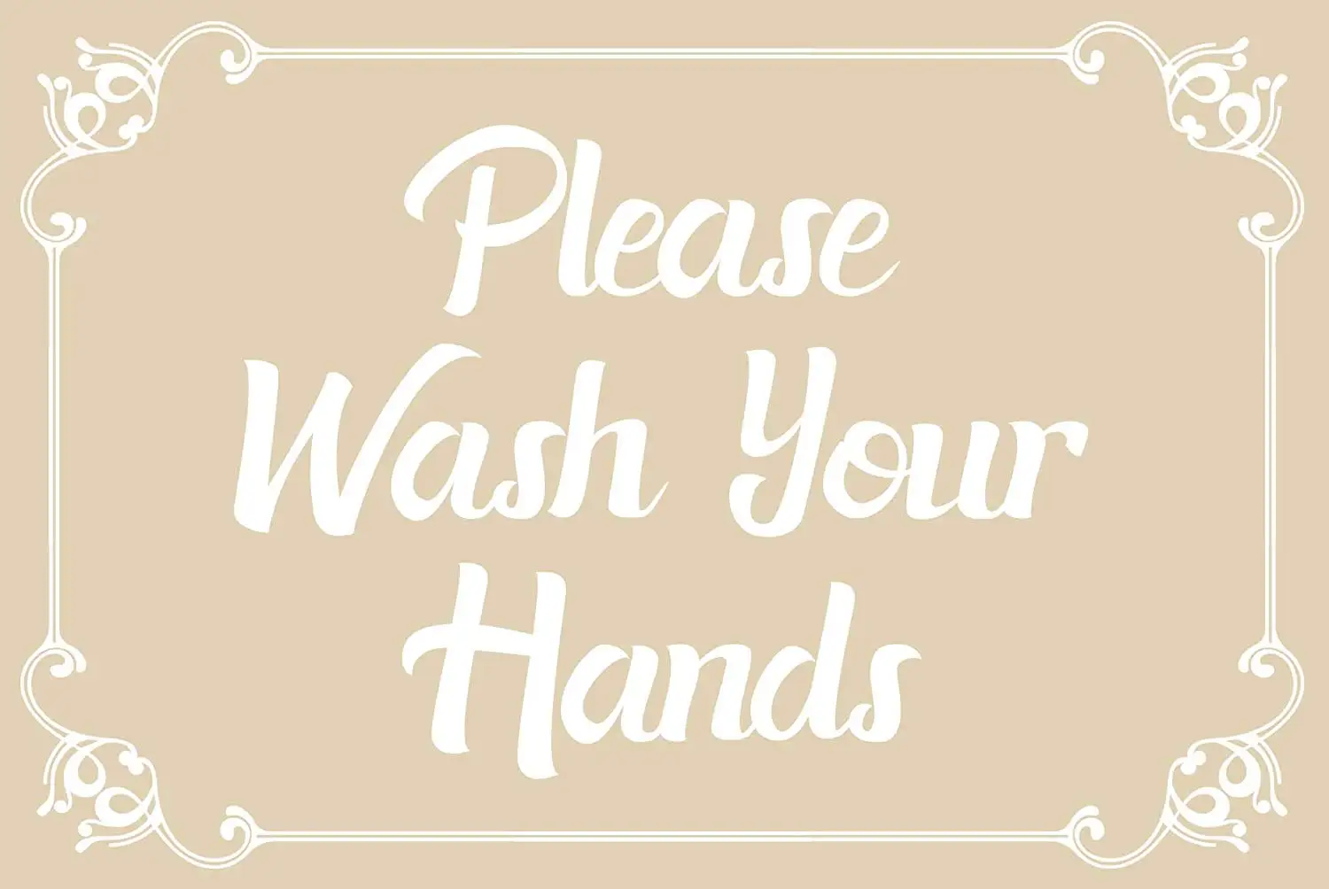 Пожалуйста помойте руки жестяной знак винтажное забавное существо железная