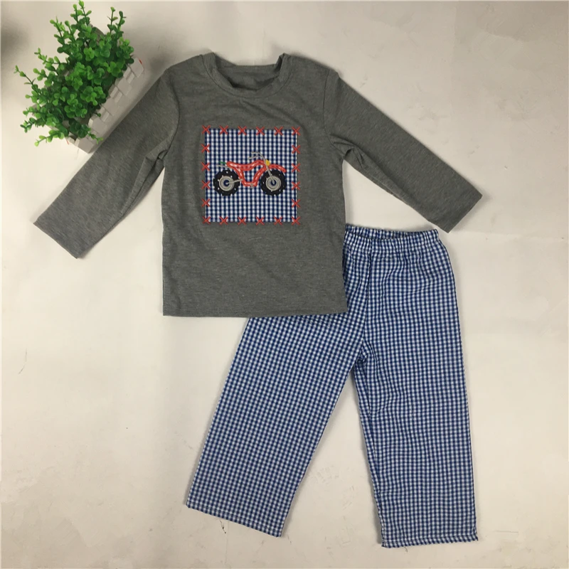 Puresun/Новый крутой комплект одежды для маленьких мальчиков с вышивкой в виде