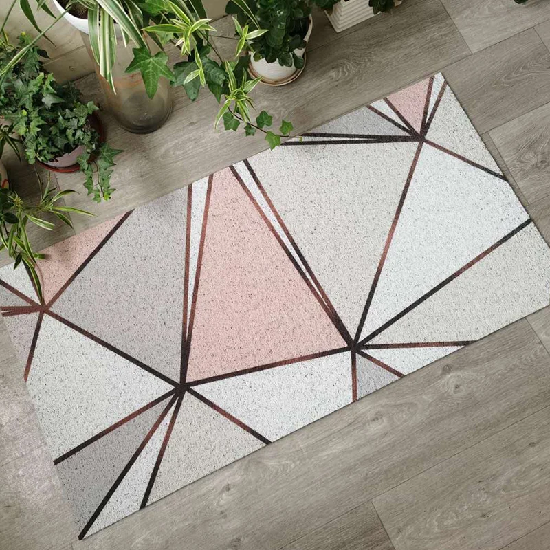 CINLAN Коврики для дома полиградиентный защитный ковер с узором в прихожей 60*120