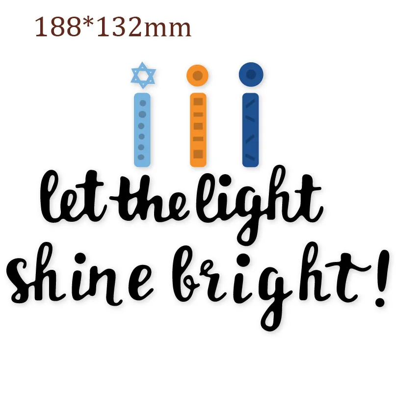 Hemere иврит буквенно цифровой Металлический Стальной режущий Штамп для diy