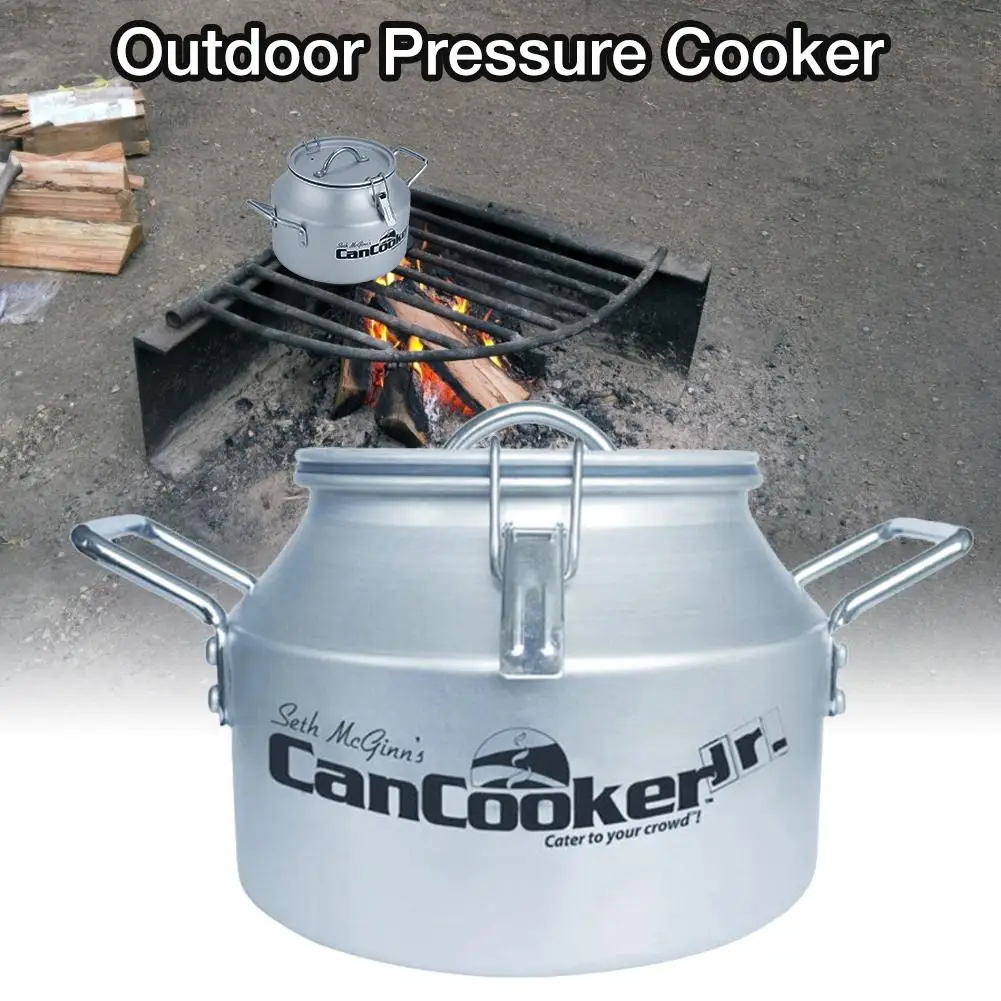 

1.5 Gallon Outdoor Camping Picnic Kitchen Pressure Cooker Portable Camping Pot Non-stick Aluminum Alloy Outdoor Camping Cookware