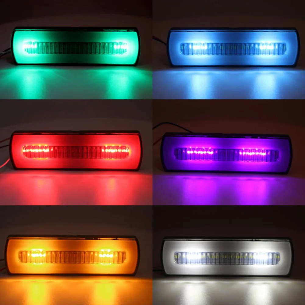 

Универсальный автомобильный стоп-сигнал, водонепроницаемый, 40 светодиодный, автомобильный фсветильник, Предупреждение, задний боковой тор...