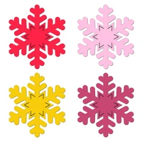 new snowflake wooden die scrapbooking c2919 cutting dies multiple sizes compatible with most die cutting machines