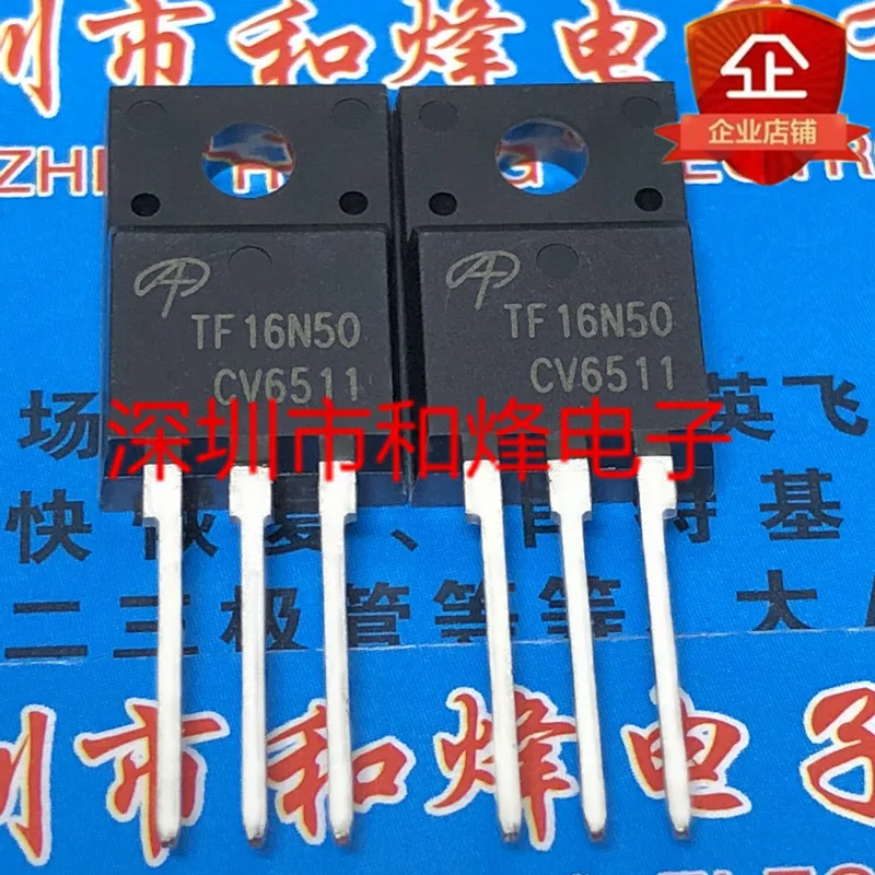 100% новый и оригинальный TF16N50 AOTF16N50 TO 220F 500V 16A|Запасные части| |